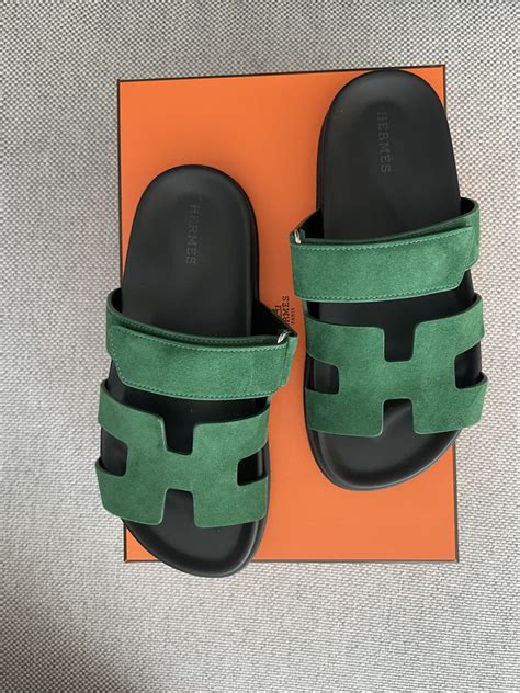 green hermes shoes|hermes sandals for women.